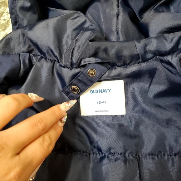 Old Navy Gray/Navy Boys Jacket - Picture 3 of 7